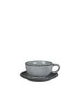 Kop M/Underkop 'Nordic Sea' Home Tableware Cups & Mugs Coffee Cups Blue Broste Copenhagen