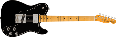 Fender American Vintage II 1977 Telecaster Custom, Maple Fingerboard, Black