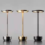 Sladdlös Lampa Ögonskydd LED Sladdlös Lampa, Sladdlös Bordslampa Uppladdningsbar, Touch Tre-Färgsjustering Sladdlös Lampa Guld Gold