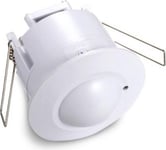 Mikrovågsrörelsedetektor För Undertak, 5,8 Ghz 1200W 360 Grader 3-2000Lx Vit Or-Cr-218