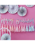 Happy Birthday Banner 1,5 Meter - Shimmer and Shine