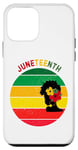 Coque pour iPhone 12 mini stepping into juneteenth Afro Woman Black Girls Sneakers Hommes