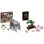 LEGO 75337 Star Wars AT-TE Walker Poseable Toy, Revenge of the Sith Set & Albero Bonsai, Piante Artificiali, Costruzione in Mattoncini