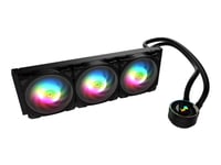 In Win Mr Series Mr36 - Kylsystem Med Vätska Till Processorn - Elementstorlek: 360 Mm - (För: Am2, Am2+, Am3, Am3+, Fm1, Fm2, Fm2+, Am1, Lga1151, Uttag Fm3, Am4, Fm3+, Lga1200, Lga1700, Am5, Lga115x Socket, Lga20xx) - Koppar - 120 Mm
