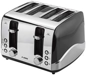 Judge JEA74 4-Slice Multipurpose Toaster Toaster with Defrost, Reheat, Auto Pop-Up and High Lift in Gift Box 1550W - 2 Year Guarantee