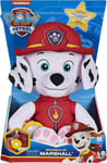 Paw Patrol Snuggle Up Marshall Soft Plush Toy With Torch And Sounds
