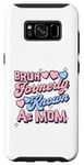 Coque pour Galaxy S8 BRUH anciennement connu sous le nom de maman cœur Love Mom élégant