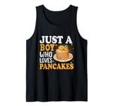 Cute Pancake Art Men Boys Pancake Maker Flapjack Pancakes Tank Top