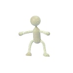 Rayher Figurine en bois et sisal, nature, 1 pce., 10cm, bras et jambes flexibles, unisexe, à personnaliser, maison de poupée, crèche de Noël -6129700
