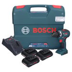 Bosch Professional 18V System perceuse-visseuse sans-fil GSR 18V-55 (avec 3 batteries ProCORE 4.0Ah, chargeur GAL 18V-40, dans L-Case)
