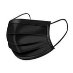 Disposable Face Mask Black 10-pack