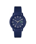 Lacoste Analogue Quartz Watch for Men with Navy Blue Silicone Bracelet - 2011234