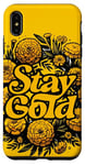 Coque pour iPhone XS Max Stay Gold Marigold Art Marigolds