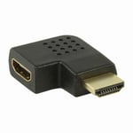 Nedis - Connecteur HDMI - HDMI femelle angle droit pour 19 pin micro HDMI Type D mâle droit - noir