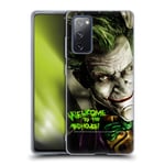 Head Case Designs Officially Licensed Batman Arkham Asylum Joker 2 Key Art Soft Gel Case Compatible With Samsung Galaxy S20 FE / 5G