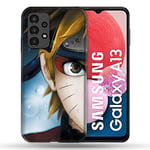Cokitec Coque pour Samsung Galaxy A13 / A04S Manga Naruto Blanc Multicolore