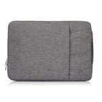 ZYDP For Macbook 11 12 13 15 Inch, Nylon Laptop Bag Sleeve Pouch For Apple Mac Book Air Pro Retina 13.3 15.4 Touch Bar (Color : Gray, Size : For Macbook 12 inch)