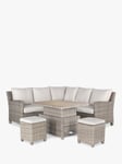 KETTLER Palma Signature 6-Seater Mini Corner Garden Lounging/Dining Set with Slatted Top High/Low Table