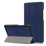 Lenovo Tab M7 tri-fold durable leather flip case - Blue