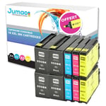 10 cartouches jet d'encre type Jumao compatibles pour HP Officejet Pro 276dw