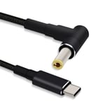 USB-C til DC-kabel 5,5x2,5 mm 12 V