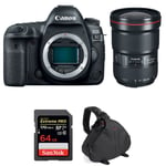 Canon EOS 5D Mark IV + EF 16-35mm f/2.8L III USM + SanDisk 64GB Extreme PRO UHS-I SDXC 170 MB/s + Sac | Garantie 2 ans