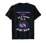 Mum Announcement Baby Bump Mom To Be First Mothers Day T-Shirt