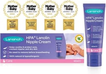 Lansinoh HPA Lanolin Nipple Cream For Sore Nipples and Cracked Skin 40ml Safe UK