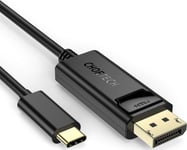Choetech Unidirectional Adapter Cable From Usb Type C To Display Port 4K 1.8M Black (Xcp-1801Bk)