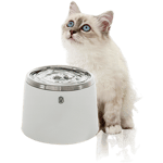Catit Fresh & Clear Drinking Fountain 2L Stainless Steel White 2 L