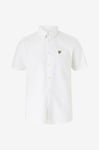 Lyle & Scott - Skjorta Short Sleeve Oxford Shirt - Vit