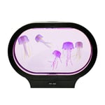 Jellyfish Colour Changing Plug In Table Lamp LED Mood Night Light Aquarium Sensory