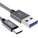 Syncwire Câble USB Type C - Câble USB C 3.0 en Ultra Résistant Nylon Tressé Charge Rapide pour Samsung Galaxy S8/S9/S10/A5/A7/Not