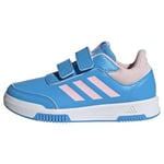 adidas Tensaur Hook and Loop Shoes Sneaker, Blue Burst/Clear Pink/Cloud White, 3.5 UK Child