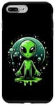 iPhone 7 Plus/8 Plus Green Alien For Kids Boys Men Women Case