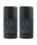 Calvin Klein Unisex CK Be Deodorant Stick 75g x 2 - One Size