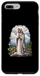 Coque pour iPhone 7 Plus/8 Plus Notre-Dame de Lourdes 8 embouts