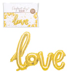 Perfect Day Inflate Your Own Foil Text 'Love' Balloon Wedding Valentines Day