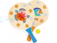 Djeco Färdighetsspel - Beach Tennis Set - Hav