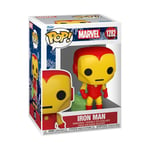 Funko POP! Marvel: Holiday - Iron Man With Bag - Collectable Vinyl Figure - Gift