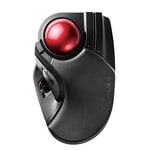 ELECOM Trackball Mouse Wireless with Receiver Large Ball 8 Buttons Japan