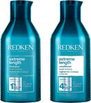 REDKEN Extreme Length, Shampoo and Conditioner Set, Biotin, for Longer, Stronger