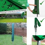 Green Rotary Airer Weatherproof Washing Line Zip Cover Outdoor Airer Protector