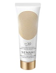 Silky Bronze Protective Cream Face Spf30 Solkräm Ansikte Nude SENSAI