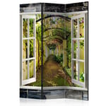 Skærmvæg - Secret Garden - 135 x 172 cm - Dobbeltsidet