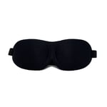 3-pack - 3D Sovmask / ögonmask / ögonbindel - Svart Svart