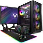 Vibox V-12 PC Gamer - 24" Écran Pack - AMD Ryzen 5 4500 Processeur 4.1GHz - Nvidia GTX 1660 Super 6Go - 16Go RAM - 1To SSD - Windows 11 - WiFi