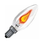 Paulmann - Ampoule incandescente flamme scintillante - E14 - 3W - h 97mm - Dimmable