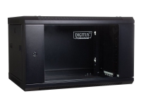 DIGITUS Professional DN-WU19 04U/450/B - Skap - veggmonterbar - svart, RAL 9004 - 4U - 19