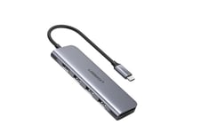USB-C till 3 Ports USB3.0-A Hub + HDMI + TF/SD